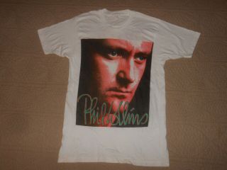 Vintage Phil Collins " But Seriously " 1990 Concert Tour T Shirt Medium