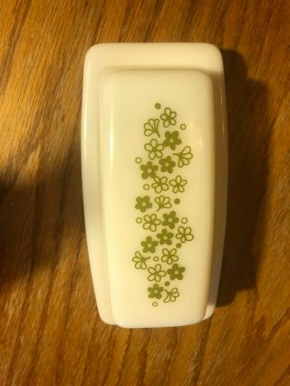 Vintage Pyrex Butter Dish With Lid “crazy Daisy”
