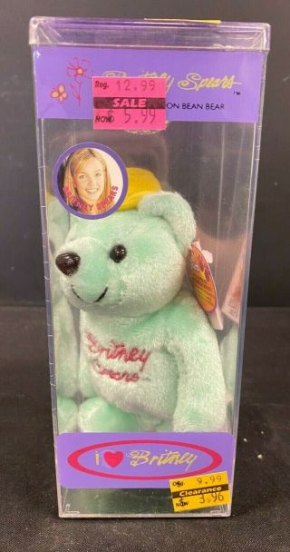1999 Trendsetters Britney Spears Limited Edition Bean Bear 2 (nm)
