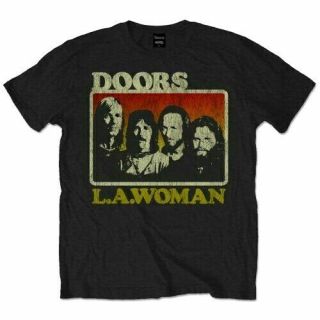 The Doors L.  A.  Woman Logo T - Shirt Classic Rock Album Memorabilia Tee La