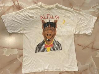 Vintage Alf T Shirt 1987 Alfalfa Mens Xl
