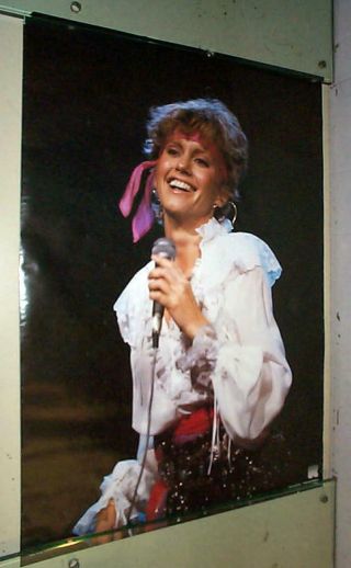 Olivia Newton John Vintage Stage Poster