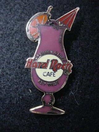 Hard Rock Cafe Key West,  Florida Grand Opening Hurricane Glass Pin