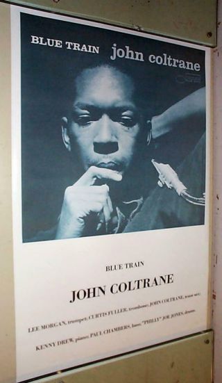 John Coltrane Blue Train Vintage Poster Only One