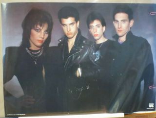 Joan Jett And The Blackhearts 23 " X 33 " Rock On Poster Printed In Holland - Ro - 86