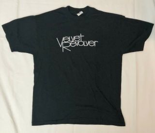 Vtg Velvet Revolver Rock Metal 2004 Slash Scott Weiland Tour Shirt L