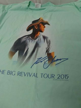 Kenny Chesney The Big Revival Tour 2015 Concert T - Shirt Size L