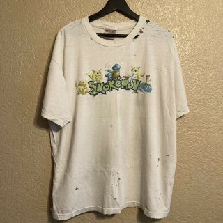 Vintage Smokemon Pokemon Weed Parody Marijuana T - Shirt Size Xl Thrashed Distress
