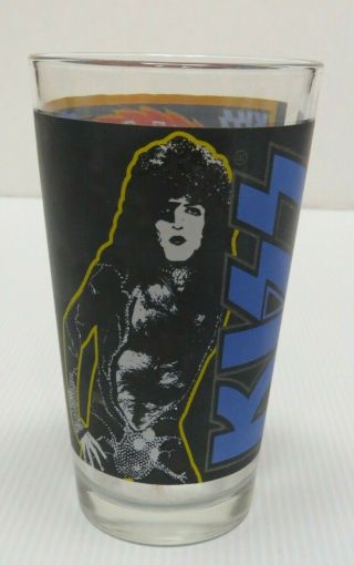 Kiss Paul Stanley / Rock And Roll Over Lp Cover Pint Glass Official 2006