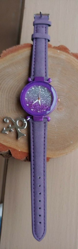 ☔prince Rogers Nelson Inspired Purple Rain Watch