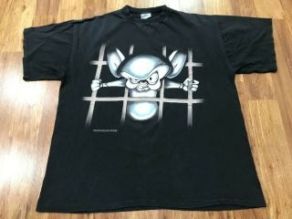 Xl - Vtg 1995 Animaniacs Pinky & The Brain Single Stitch 90s Tultex T - Shirt