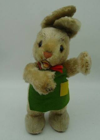 Lovely Vintage 50s Steiff Mohair Standing Niki Bunny Rabbit