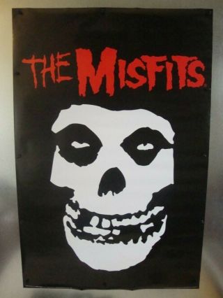 Misfits Band Logo Vintage Music Poster 24 " W X 36 " H 2002 Pre - Owned