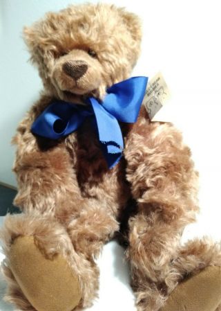 Mohair Bear Always Ready For A Good Time by Lorna - Dee Johnson Bulgy Bear Buddies 2