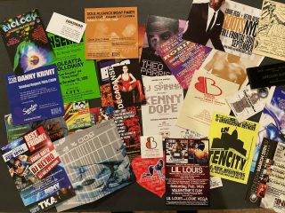 24 Classic1990s 2000s Deep/soul House Party Flyers - Nyc/ Miami/ La Nightclubs