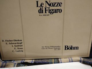 Le Nozze di Figaro Salzburg Festival 1957 3 LP Record Set Autographed Ludwig 3