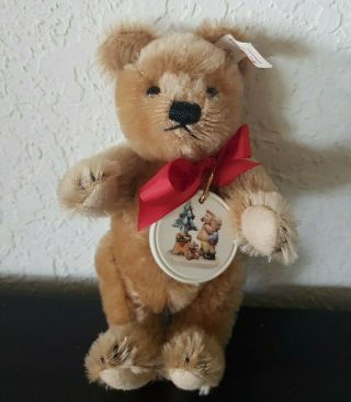 Steiff Mj Hummel Goebel Mohair Jointed Teddy Bear 1998 Limited First Edition