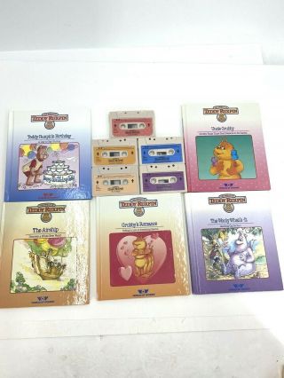 Teddy Ruxpin Story Books And Audio Tapes Set Of 5