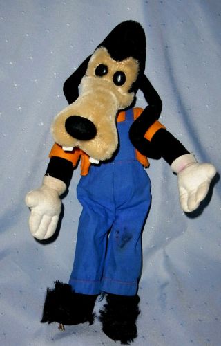 Vintage Disney Bigo Bello Schuco Comic Goofy Dog In Clothes
