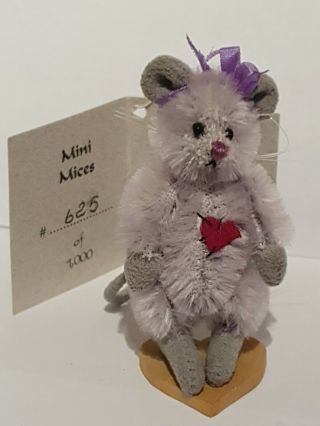 Limited Edition Deb Canham Miniature Mohair Bear Missy Mini Mices Set 625/1000