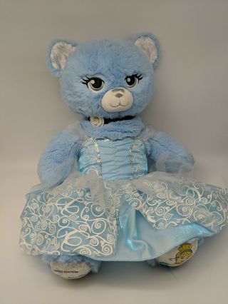 Rare Build A Bear Disney Princess Cinderella Limited Edition Babw Plush W/ Dress