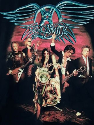 Aerosmith Concert t - shirt Adult Medium Rockin The Joint 06 Harley Davidson 3