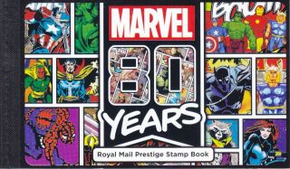 Gb 2020 - Marvel 80 Years - Limited Edition Prestige Stamp Booklet Dy29b
