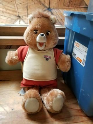 Vintage 1985 - Teddy Ruxpin Bear With Airship Tape