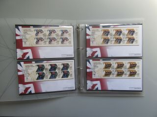 London 2012 Olympics - Full Set 29 Gold Medal Winners Mini Sheets Covers & Album 3