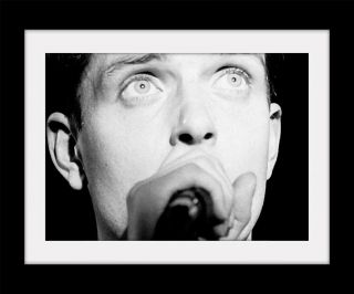 Ian Curtis Joy Division Classic Indie Vintage Style Mounted Framed Print Ref401