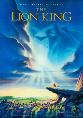 The Lion King Poster A5 A4 A3 A2 A1