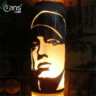 Eminem Beer Can Lantern Slim Shady,  Hip Hop Pop Art Lamp,  Unique Gift