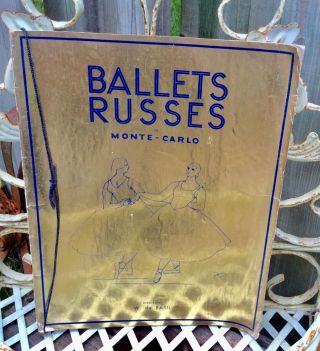 Vintage Program 1933 1934 Ballet Russe Monte Carlo - Joan Miro Set Design