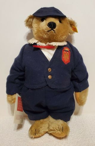 Steiff Victorian Boy Bear,  0155/36,  Mohair,  14 " Tall,  1986,  Made In Germany,  Ta