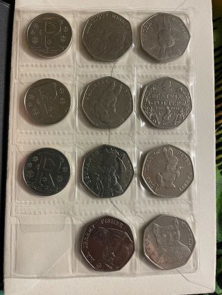 Royal Great Britain Coins In Collectors Booklet 2 All Pages Shown