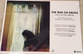 The War On Drugs Lost In A Dream Laminated Promotional Album Poster