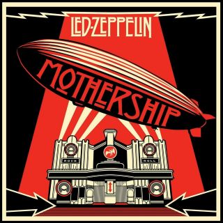 Led Zeppelin Mothership Banner Huge 4x4 Ft Fabric Poster Tapestry Flag Album Art