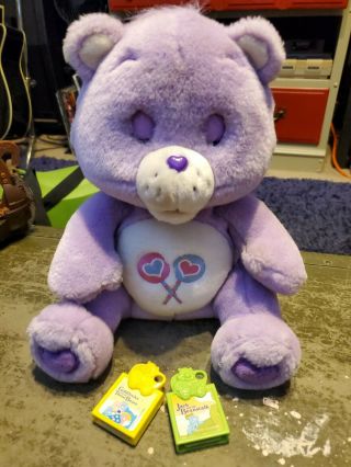 Care Bears Share Bear 13 " Read Along Includes Two Stories