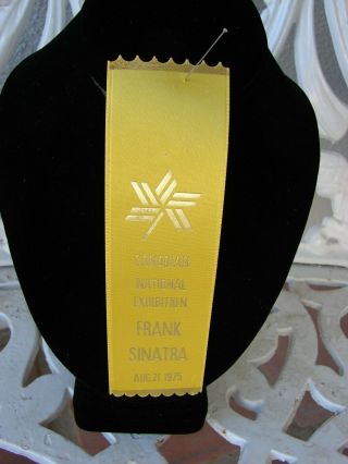 Sinatra 1975 Canadian National Exhibition Performer Ribbon