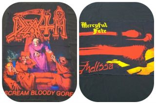 Mercyful Fate Death Flag Poster Melissa Scream Bloody Gore 68 Cm X 42 Cm