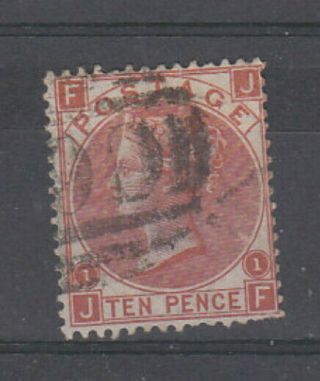 Gb 1867 10d Red Brown Fine,  Sg 112 Cat £400