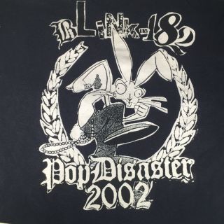 Vintage Blink 182 Pop Disaster Tour 2002 Shirt Xl