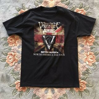 2016 Bullet For My Valentine " Asking Alexandria " Concert Tour Sz Large T - Shirt