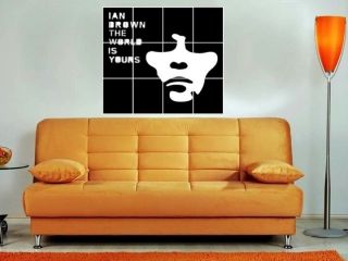 Ian Brown - The Stone Roses 36 " X32 " Inch Mosaic Wall Poster Indie