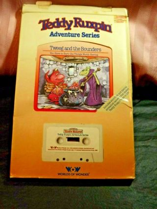 Teddy Ruxpin Book/tape Tweeg And The Bounders Worlds Of Wonder