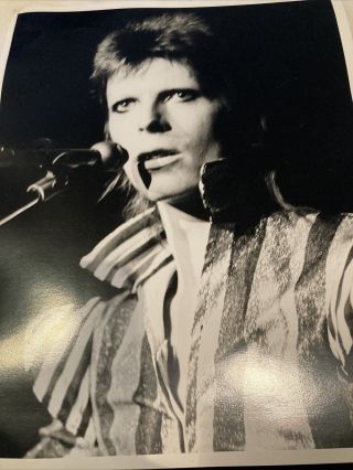 David Bowie Ziggy Stardust Rca Promo Poster Glitter Glam 70 