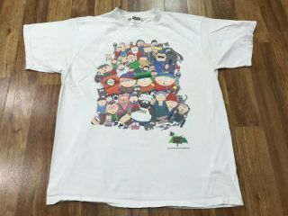 Large - Vtg 1998 South Park Comedy Central Cartman Mr Hankey 90s Tultex T - Shirt