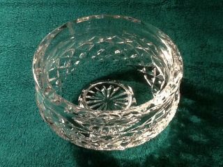 Waterford Comeragh Footed 5 1/2 " Crystal Bowl Pristine Signed
