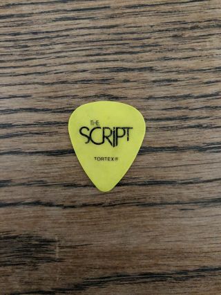 The Script - Mark Sheehan Guitar Pick - Stage -.