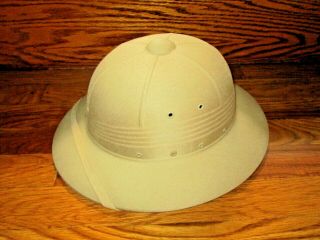 Vintage Usmc Sun Hat Pith Helmet Military Issue Safari 15 Dsa - 100 - 4036